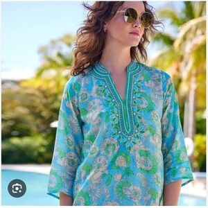 Bella Tu Darcy Embroidered Tunic